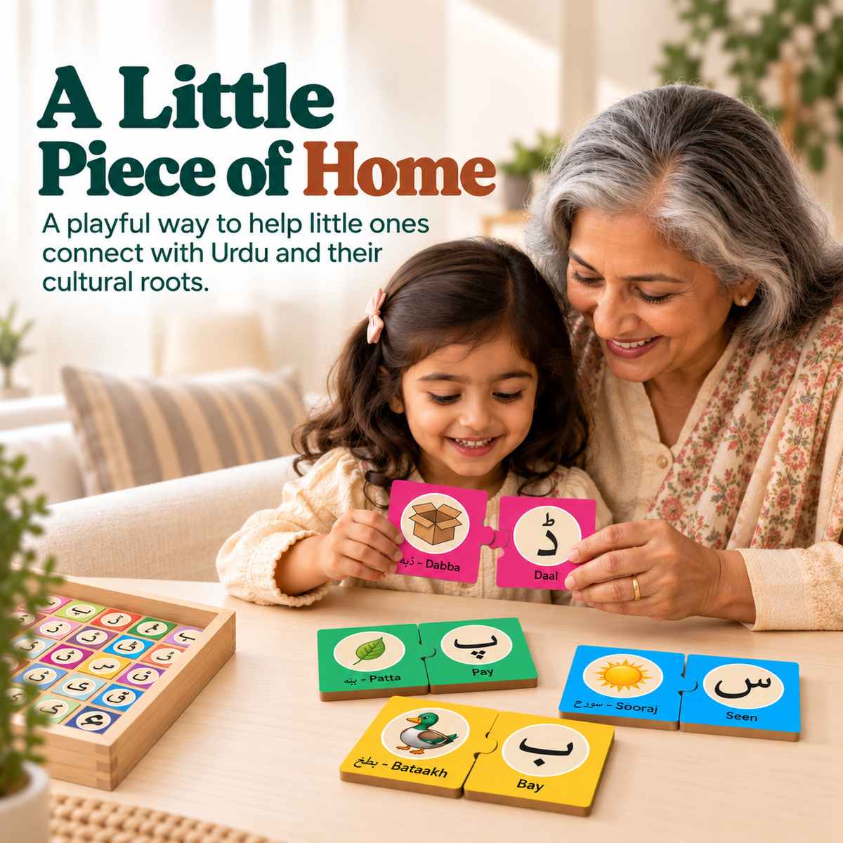 Mini Masti™ Urdu Alphabet Puzzle Set