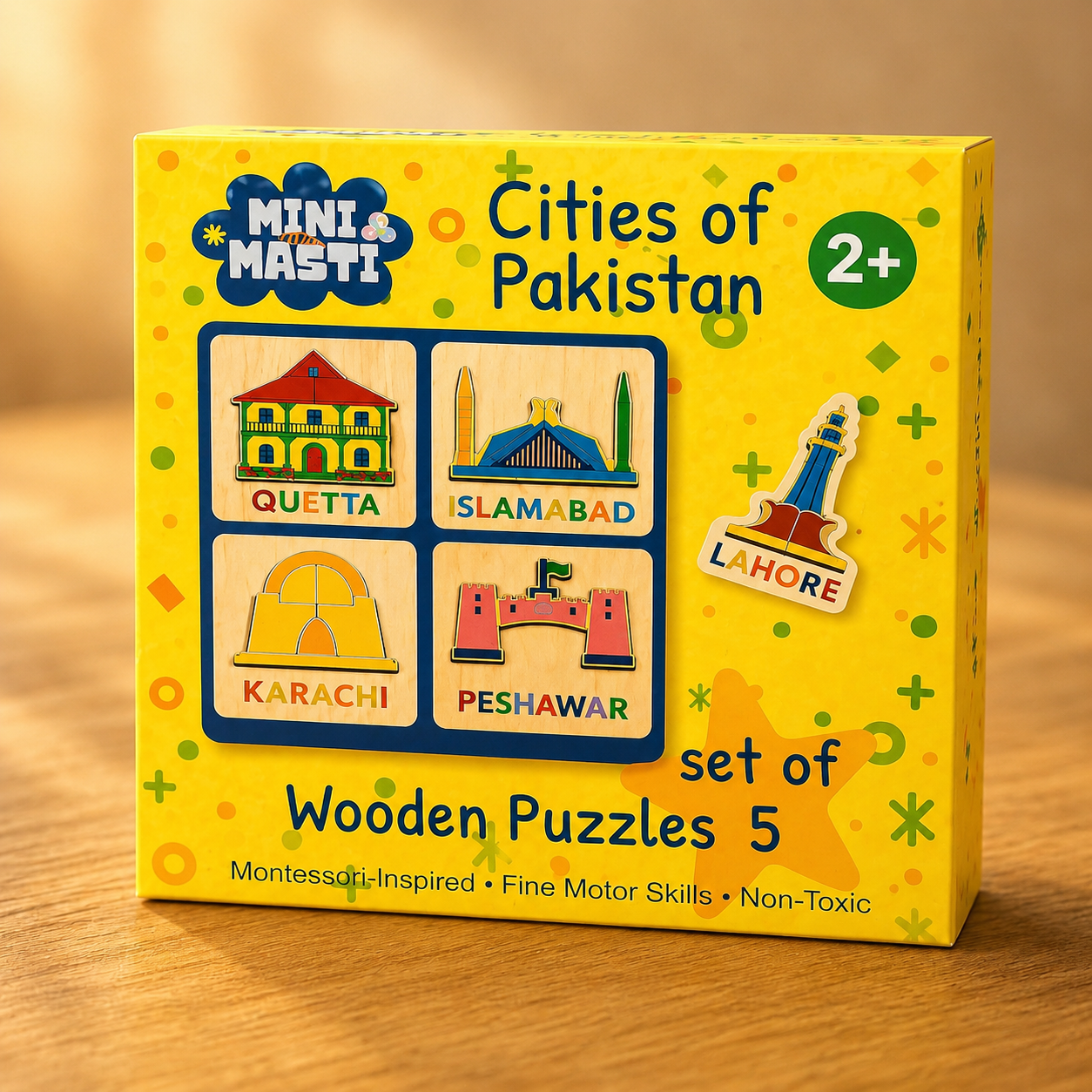 Mini Masti™ Cities of Pakistan Puzzle (Set of 5)